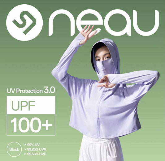 NEAU AirCape Original UV Protection >99% Cape-Style Cooling Sun Protection Jacket AC101