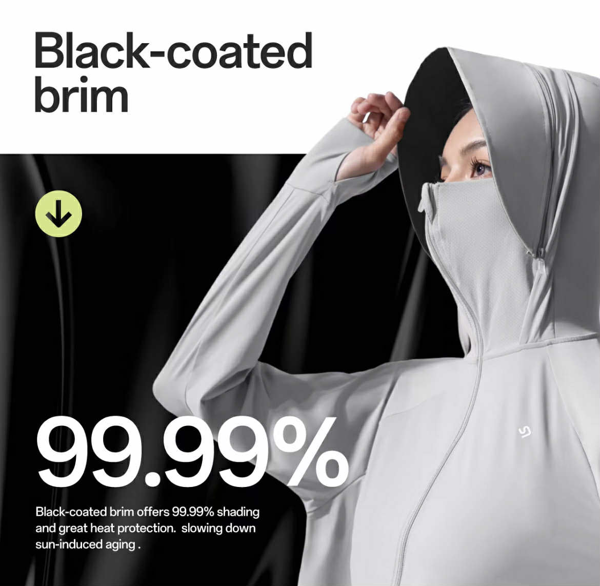 NEAU AirCape Original UV Protection >99% Cape-Style Cooling Sun Protection Jacket AC101