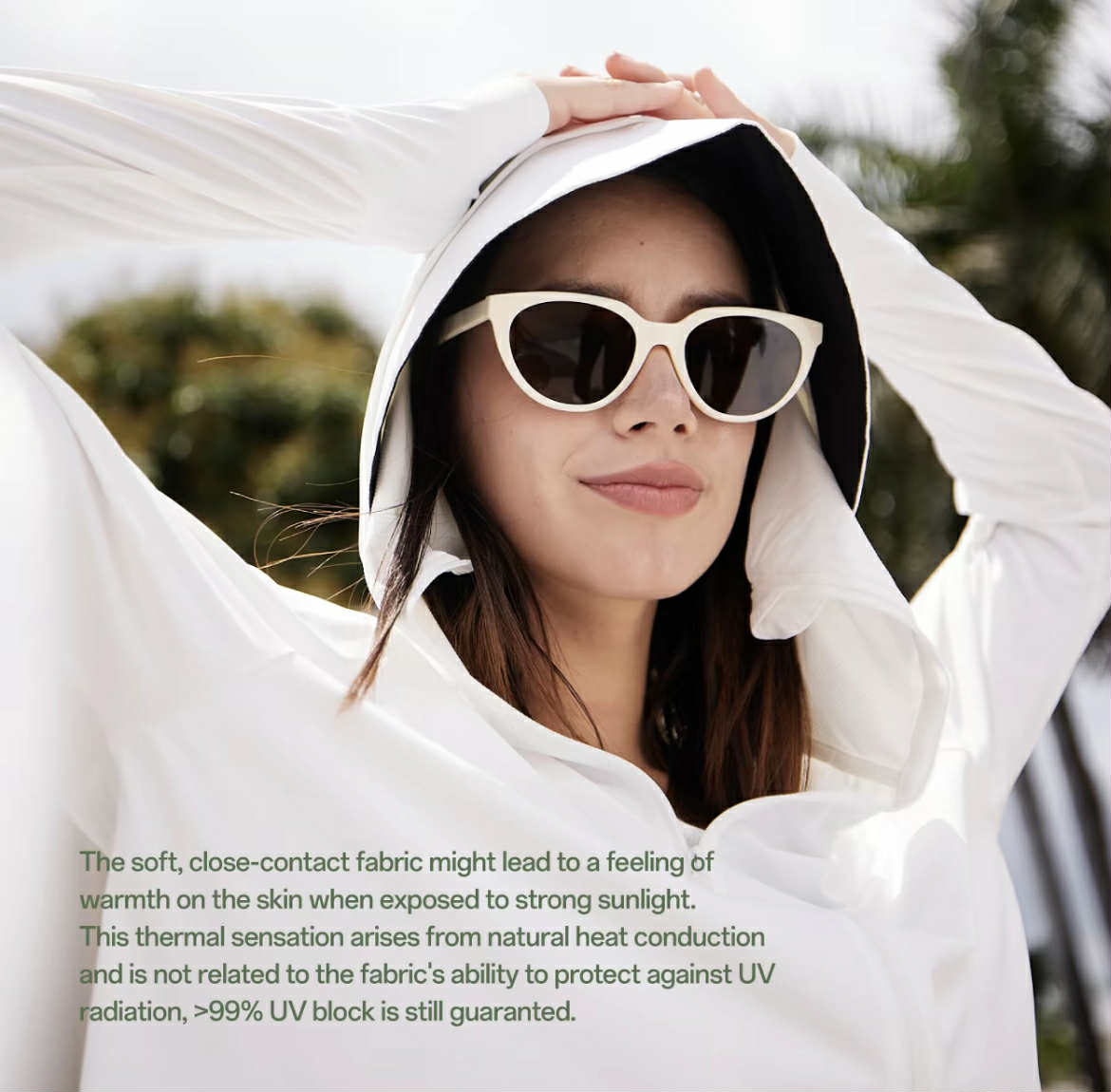 NEAU AirCape Original UV Protection >99% Cape-Style Cooling Sun Protection Jacket AC101